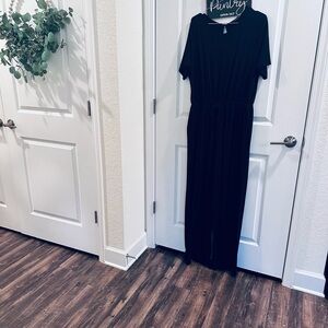 Women's  Black Romper
